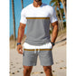 💪 PROMO LIMITÉE 50% DE RÉDUCTION ! 💥 Ensemble Sport Été Homme Color-Block – Micro-Maillet, Coupe Ergonomique, Cordon de Serrage ✨