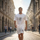 👕 PROMO LIMITÉE 50% DE RÉDUCTION ! 💥 Ensemble 2 Pièces Décontracté pour Homme – Coton Respirant, Coupe Ample, Taille Élastique ✨