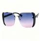 🕶️ PROMO LIMITÉE 50% DE RÉDUCTION ! 💥 Lunettes Soleil Carrées Oversize Sans Monture – Verres Dégradés, Pailletés, Protection UV ✨