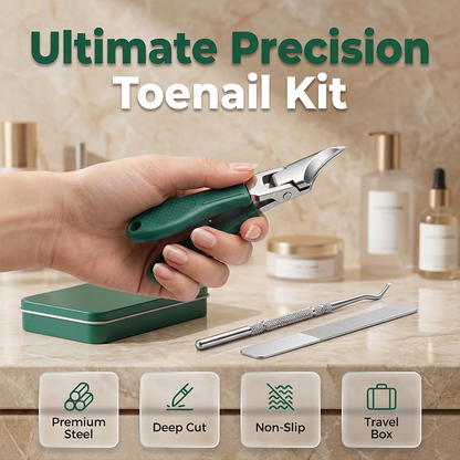 💥 50 % de réduction ! Kit de coupe-ongles professionnel – coupe précise et sans dédoublement ! ✂️ Idéal pour les ongles épais, prise en main antidérapante, prévient les ongles incarnés ✨ Offre limitée ⏳