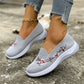 🌸 Soldes 2026 — Plus de 44 000 Vendus ! 👟 Chaussures slip-on en maille à motifs floraux