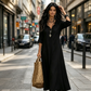 🌸 PROMO LIMITÉE 50% DE RÉDUCTION ! 💥 Robe Maxi Bohème Col V Volanté – Fluide, Manches Réglables, Léger ✨