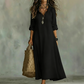 🌸 PROMO LIMITÉE 50% DE RÉDUCTION ! 💥 Robe Maxi Bohème Col V Volanté – Fluide, Manches Réglables, Léger ✨