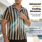 👔 PROMO LIMITÉE 50% DE RÉDUCTION ! 💥 Chemise Homme Respirante à Rayures Verticales – Col Cubain, Coupe Estivale, Tissu Premium ✨