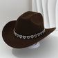 🤠 PROMO LIMITÉE 50% DE RÉDUCTION ! 💥 Chapeau Cowboy Strass Cœur Femme – Scintillant, Accents Cœur, Festival Prêt ✨