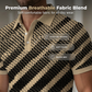 👔 PROMO LIMITÉE 50% DE RÉDUCTION ! 💥 Chemise Imprimé Géométrique Homme – Col Boutonné, Coupe Athlétique, Respirant ✨