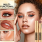 🎨 PROMO LIMITÉE ACHETEZ 1 OBTENEZ 1 GRATUIT ! 💥 Bâton Fard à Paupières Dégradé 3-en-1 – Embout Courbe, Waterproof, Longue Tenue ✨