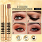 🎨 PROMO LIMITÉE ACHETEZ 1 OBTENEZ 1 GRATUIT ! 💥 Bâton Fard à Paupières Dégradé 3-en-1 – Embout Courbe, Waterproof, Longue Tenue ✨