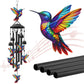 🎵 PROMO LIMITÉE 50% DE RÉDUCTION ! 💥 Carillon Éolien Vintage Métal – Mélodie Apaisante, Aluminium Résistant, Déco Jardin ✨