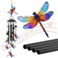 🎵 PROMO LIMITÉE 50% DE RÉDUCTION ! 💥 Carillon Éolien Vintage Métal – Mélodie Apaisante, Aluminium Résistant, Déco Jardin ✨