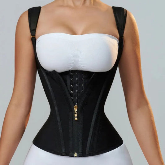 👙 PROMO LIMITÉE 50% DE RÉDUCTION ! 💥 Top Shapeur Tailleur Femme – Contrôle Ventre, Effet Push-Up, Bretelles Réglables ✨