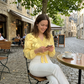 👚 PROMO LIMITÉE 50% DE RÉDUCTION ! 💥 Haut Élégant Col V Taille Nouée – Cordon Ajustable, Tissu Doux, Polyvalent ✨