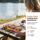 🍢 PROMO LIMITÉE 50% DE RÉDUCTION ! 💥 Panier Barbecue Pliable et Portable – Grande Surface, Acier Inoxydable, Poignée Anti-Brûlure ✨