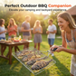 🍢 PROMO LIMITÉE 50% DE RÉDUCTION ! 💥 Panier Barbecue Pliable et Portable – Grande Surface, Acier Inoxydable, Poignée Anti-Brûlure ✨