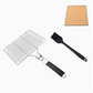 🍢 PROMO LIMITÉE 50% DE RÉDUCTION ! 💥 Panier Barbecue Pliable et Portable – Grande Surface, Acier Inoxydable, Poignée Anti-Brûlure ✨