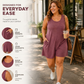 👗 PROMO LIMITÉE 50% DE RÉDUCTION ! 💥 Combinaison Sans Manches Grande Taille – Poches Pratiques, Coupe Fluide, Confort ✨