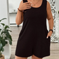 👗 PROMO LIMITÉE 50% DE RÉDUCTION ! 💥 Combinaison Sans Manches Grande Taille – Poches Pratiques, Coupe Fluide, Confort ✨
