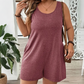 👗 PROMO LIMITÉE 50% DE RÉDUCTION ! 💥 Combinaison Sans Manches Grande Taille – Poches Pratiques, Coupe Fluide, Confort ✨