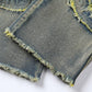 👖 PROMO LIMITÉE 50% DE RÉDUCTION ! 💥 Jean Stretch Jambes Évasées Homme – Effet Usé, Lavage Vintage, Patchwork ✨