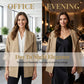 🧥 PROMO LIMITÉE 50% DE RÉDUCTION ! 💥 Veste Casual Vintage à Revers – Grand Col, Manches Retroussables, Tissu Doux ✨