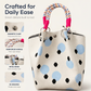 👜 PROMO LIMITÉE 50% DE RÉDUCTION ! 💥 Sac à Main Femme Pois Ludique – Classique Rétro, Léger, Chic ✨