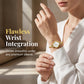 ⌚ PROMO LIMITÉE 50% DE RÉDUCTION ! 💥 Montre Bracelet Femme Élégante – Dorée, Cadran Nacré, Tressée ✨