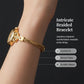 ⌚ PROMO LIMITÉE 50% DE RÉDUCTION ! 💥 Montre Bracelet Femme Élégante – Dorée, Cadran Nacré, Tressée ✨