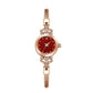 ⌚ PROMO LIMITÉE 50% DE RÉDUCTION ! 💥 Montre Bracelet Femme Élégante – Dorée, Cadran Nacré, Tressée ✨