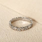 💍 PROMO LIMITÉE 50% DE RÉDUCTION ! 💥 Bague Éternité Cœur Femme – Zircon Micro-Pavé, Acier Inoxydable, Romantique ✨