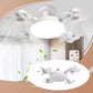🌀 PROMO LIMITÉE 50% DE RÉDUCTION ! 💥 Ventilateur Plafond LED E27 – Silencieux, Télécommande, Pales Pliables ✨