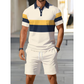 👕 PROMO LIMITÉE 50% DE RÉDUCTION ! 💥 Set 2 Pièces Chemise & Short Homme – Imprimé Numérique, Coupe Athlétique, Infroissable ✨