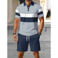 👕 PROMO LIMITÉE 50% DE RÉDUCTION ! 💥 Set 2 Pièces Chemise & Short Homme – Imprimé Numérique, Coupe Athlétique, Infroissable ✨