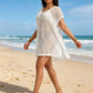 🏖️ PROMO LIMITÉE 50% DE RÉDUCTION ! 💥 Cache-Maillot Femme Crochet Ajouré – Col Rond, Protection Solaire, Taille Unique ✨