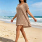 🏖️ PROMO LIMITÉE 50% DE RÉDUCTION ! 💥 Cache-Maillot Femme Crochet Ajouré – Col Rond, Protection Solaire, Taille Unique ✨
