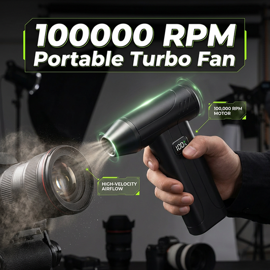 💨 PROMO -50% ✨ Souffleur d‘Air Rechargeable — Recharge USB-C & Lampe Intégrée 🚀