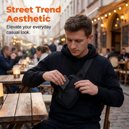 🎒 PROMO LIMITÉE 50% DE RÉDUCTION ! 💥 Sac Bandoulière Urban Commuter pour Homme – Minimaliste, Résistant à l'Eau, Ultra-Léger ✨
