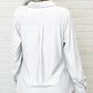 👔 PROMO LIMITÉE 50% DE RÉDUCTION ! ✨ Chemise Femme Unie – Col Classique, Poches Poitrine, Coupe Ample 🌿