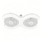 💡 PROMO LIMITÉE 50% DE RÉDUCTION ! 🌀 Ventilateur de Plafond LED Double Tête – Grand Débit d’Air, Silencieux, E27 ✨
