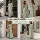 👗 PROMO LIMITÉE 50% DE RÉDUCTION ! ✨ Robe Longue Ample Femme Col V – Fluide, Drapé Doux, Du Jour au Dîner 🌙