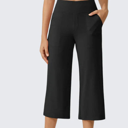 👖 PROMO LIMITÉE 50% DE RÉDUCTION ! ✨ Pantalon Court Large Décontracté Femme – Poches Latérales, Respirant, Polyvalent 🌿