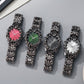 ⌚ PROMO LIMITÉE 50% DE RÉDUCTION ! ✨ Montre Quartz Créative en Forme de Griffe – Cadran Rouge, Bracelet Sculptural, Style Statement 🔥