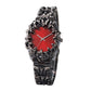 ⌚ PROMO LIMITÉE 50% DE RÉDUCTION ! ✨ Montre Quartz Créative en Forme de Griffe – Cadran Rouge, Bracelet Sculptural, Style Statement 🔥