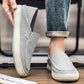 👞 PROMO LIMITÉE 50% DE RÉDUCTION ! ✨ Chaussures Slip-On en Toile Homme – Respirantes, Flexibles, Style Décontracté 🌿
