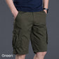 🩳 PROMO LIMITÉE 50% DE RÉDUCTION ! ✨ Short Cargo Homme Multi-Poches – Coton Durable, Coupe Décontractée, 6 Poches 🌿