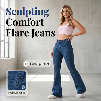 🎉 PROMO 2026 – Déjà +50 000 ventes !💞  Jean Évasé Stretch Coupe Slim