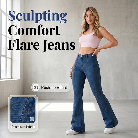 🎉 PROMO 2026 – Déjà +50 000 ventes !💞  Jean Évasé Stretch Coupe Slim