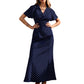 🎉 Soldes 2026 — Plus de 139 000 vendus ! 👗 Robe maxi à pois col V femme – Manches volantées élégantes 🌸