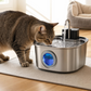 🐾 Soldes 2026 — Plus de 10 000 vendus!💧 Fontaine Eau Inox Chat & Chien – Filtration Intégrée & Silencieuse 🐱