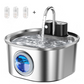 🐾 Soldes 2026 — Plus de 10 000 vendus!💧 Fontaine Eau Inox Chat & Chien – Filtration Intégrée & Silencieuse 🐱