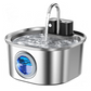 🐾 Soldes 2026 — Plus de 10 000 vendus!💧 Fontaine Eau Inox Chat & Chien – Filtration Intégrée & Silencieuse 🐱
